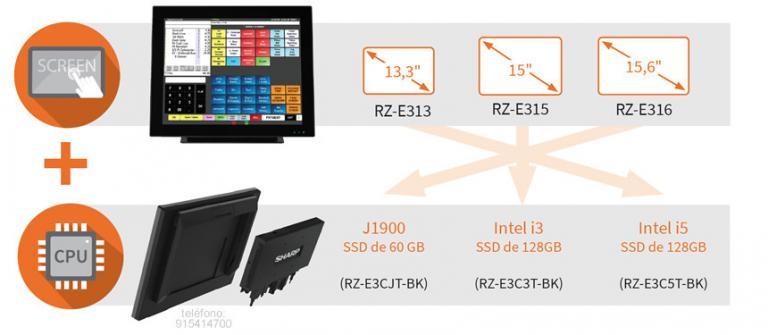 Cómo funciona el TPV Registradora Táctil de SHARP modelos RZ-E313, RZ ...